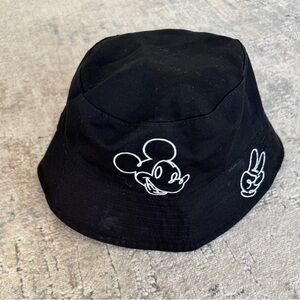 Disney original Black bucket Hat- 2 sided